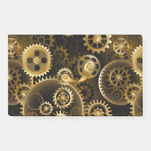 Naadloze Stoomtech Koperen Tandwielen Post-it® Notes (Voorkant)