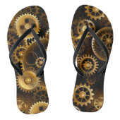 Naadloze Stoomtech Koperen Tandwielen Teenslippers (Voetbed)