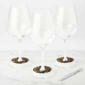 Naadloze Stoomtech Koperen Tandwielen Wijnglaslabel (Set)