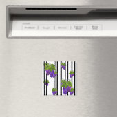 Naadloze streep druiven van abstracte cartoon magneet (Insitu (Vaatwasser))