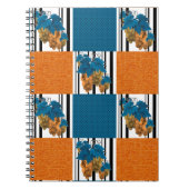 Naadloze streep druiven van abstracte cartoon notitieboek (Voorkant)