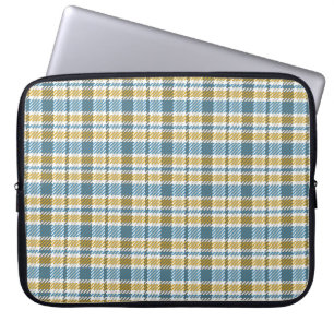Naadloze tartan, vlekkelpatroon. Achtergrond. Vint Laptop Sleeve
