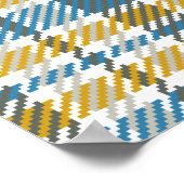 Naadloze tartan, vlekkelpatroon. Achtergrond. Vint Poster (Hoek)