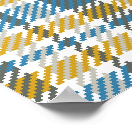 Naadloze tartan, vlekkelpatroon. Achtergrond. Vint Poster (Hoek)