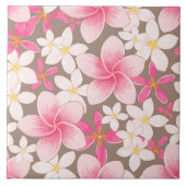 Naadloze tegel - tropische print tegeltje (Voorkant)