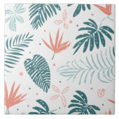 Naadloze tegel - tropische print tegeltje (Voorkant)
