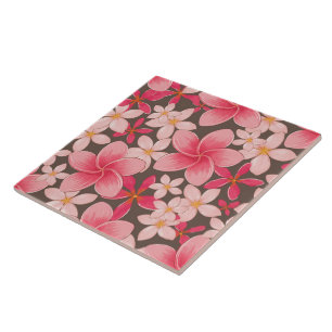 Naadloze tegel - tropische print tegeltje