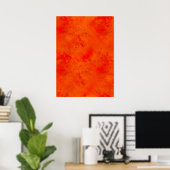 Naadloze textuur Achtergrond Abstract Sinaasappel Poster (Thuiskantoor)