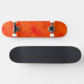 Naadloze textuur Achtergrond Abstract Sinaasappel Skateboard (Horizontaal)