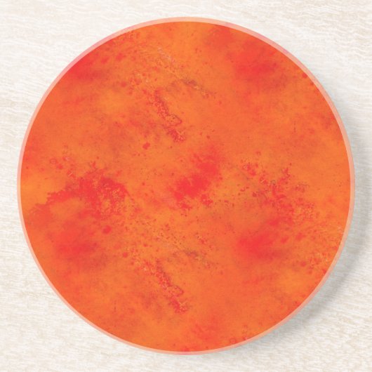 Naadloze textuur Achtergrond Abstract Sinaasappel  Zandsteen Onderzetter (Voorkant)