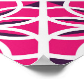 Naadloze textuur met Arabische geometrische versie Poster (Hoek)