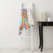 Naadloze textuur met grappige harten sherpa deken (In situ)