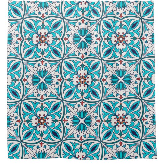 naadloze textuur. Schitterende gekleurde patter Douchegordijn (Voorkant)