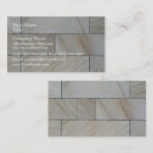 Naadloze textuur van gesteente wandtapijten visitekaartje (Voorkant / Achterkant)
