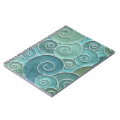 naadloze textuur van gipsplaten met een draaiend p notitieboek (Linkerzijde)