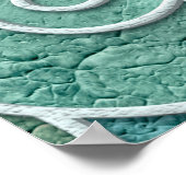 naadloze textuur van gipsplaten met een draaiend p poster (Hoek)