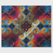  naadloze textuurachtergrond. Diagonale golven Cadeaupapier (Vlak)