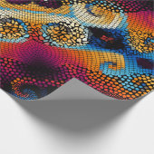  naadloze textuurachtergrond. Diagonale golven Cadeaupapier (Hoek)