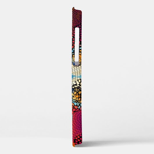  naadloze textuurachtergrond. Diagonale golven Case-Mate iPhone Case (Achterkant / Links)