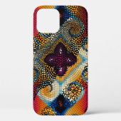  naadloze textuurachtergrond. Diagonale golven Case-Mate iPhone Case (Achterkant)