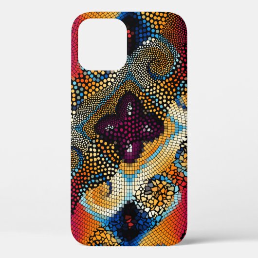 naadloze textuurachtergrond. Diagonale golven Case-Mate iPhone Case (Achterkant)
