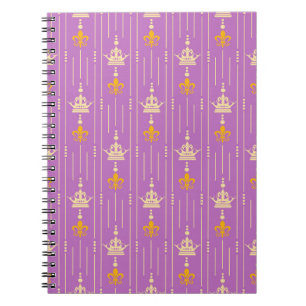 Naadloze textuurachtergrond in retro-stijl vintage notitieboek