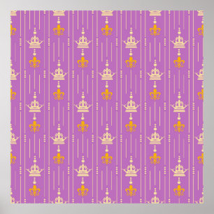 Naadloze textuurachtergrond in retro-stijl vintage poster