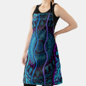 naadloze textuurachtergrond. Reddingsgolven of Schort (Insitu)