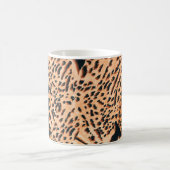 Naadloze tijger, luipaard en jaguar. Naadloze hand Koffiemok (Center)