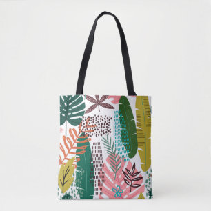 Naadloze tropische achtergrond met Monstera Tote Bag