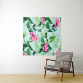 Naadloze tropische blad patroonachtergrond, retro wandkleed (In Situ (horizontaal))