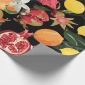 Naadloze Tropische Fruits Patroon. Exotische achte Cadeaupapier (Hoek)