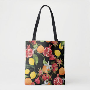 Naadloze Tropische Fruits Patroon. Exotische achte Tote Bag