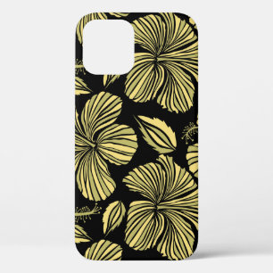 naadloze tropische hibiscus bloemen Case-Mate iPhone case