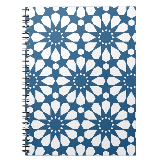 Naadloze Turkse kleurrijke ontwerpverkute Notitieboek (Voorkant)