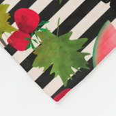 Naadloze verse vruchten Waterverf Cartoon C Fleece Deken (Hoek)