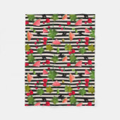 Naadloze verse vruchten Waterverf Cartoon C Fleece Deken (Voorkant)