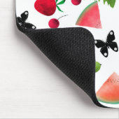 Naadloze verse vruchten Waterverf Cartoon C Muismat (Hoek)