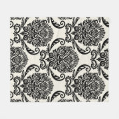 Naadloze versiering met decoratieve elementen. Fre Fleece Deken (Voorkant (Horizontaal))