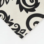 Naadloze versiering met decoratieve elementen. Fre Fleece Deken (Hoek)
