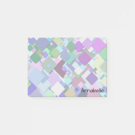 Naadloze vierkanten met architecturaal ontwerp post-it® notes