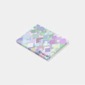 Naadloze vierkanten met architecturaal ontwerp post-it® notes (Schuin)