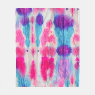 Naadloze vieze kunst. Heldere kleurrijke kleuren. Fleece Deken
