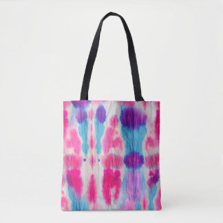Naadloze vieze kunst. Heldere kleurrijke kleuren.  Tote Bag