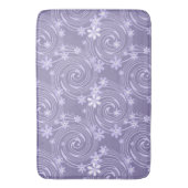 Naadloze violet zwenklavander; bloemen flora badmat (Voorkant Verticaal)