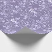 Naadloze violet zwenklavander; bloemen flora cadeaupapier (Hoek)