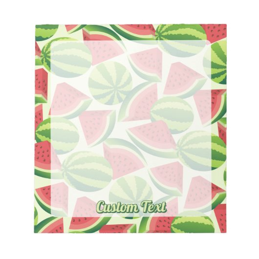 naadloze watermeloen achtergrond notitieblok (Voorkant)