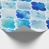 Naadloze waterverf achtergrond. Mooie handdra Cadeaupapier (Hoek)