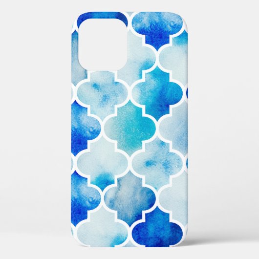 Naadloze waterverf achtergrond. Mooie handdra Case-Mate iPhone Case (Achterkant)