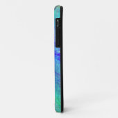 naadloze waterverf blauw, groen Case-Mate iPhone case (Achterkant/links)